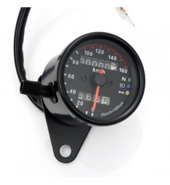 CONTACHILOMETRI TACHIMETRO CONTAGIRI Indicatore Moto Cafe Racer Special EUR  55,00 - PicClick IT