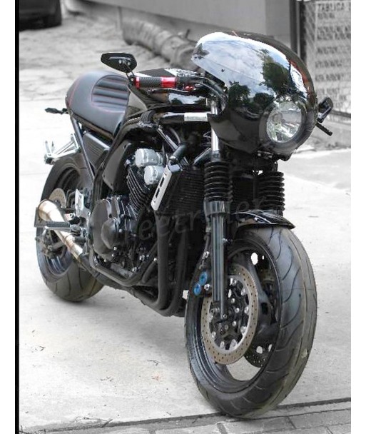 Universal Moto Pare Brise Car Nage Noir Vintage Cafe Racer