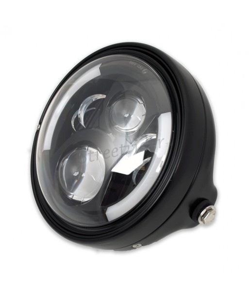 Motorrad 12V Abblendlicht LED Scheinwerfer Lampe Cafe Racer Für