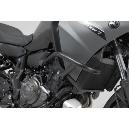 TUBO TELAIO PARA MOTORE NERO PER YAMAHA MT-07 16-22