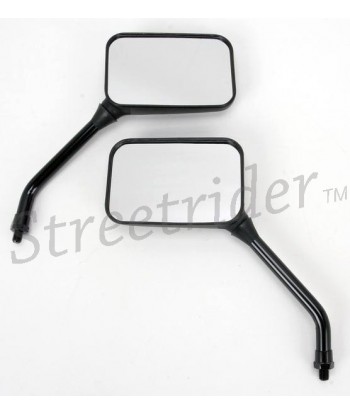 DELUXE BLACK GP LONG STEM MIRRORS FOR YAMAHA MOTORCYCLE